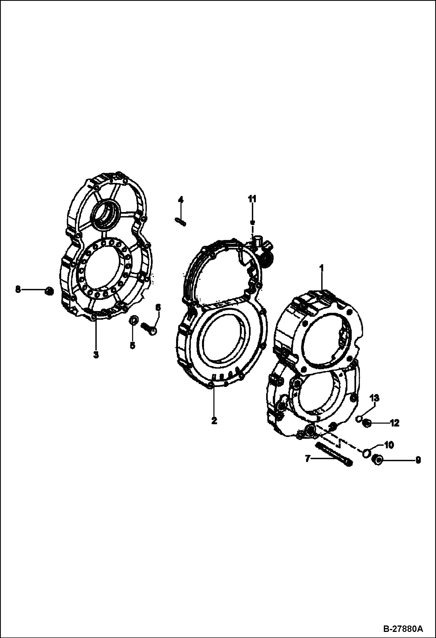 КАРТЕР ПОНИЖАЮЩЕЙ ПЕРЕДАЧИ (БЫСТРЫЙ ХОД)