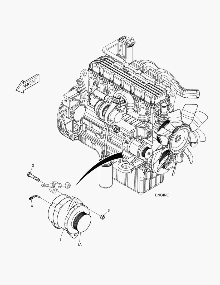 ГЕНЕРАТОР ПЕРЕМЕННОГО ТОКА - 80A