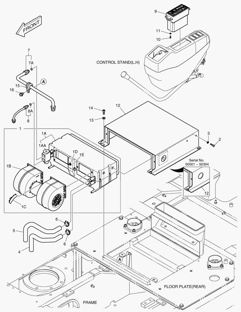 1600 AIR CONDITIONER - CABIN [50001~50581]