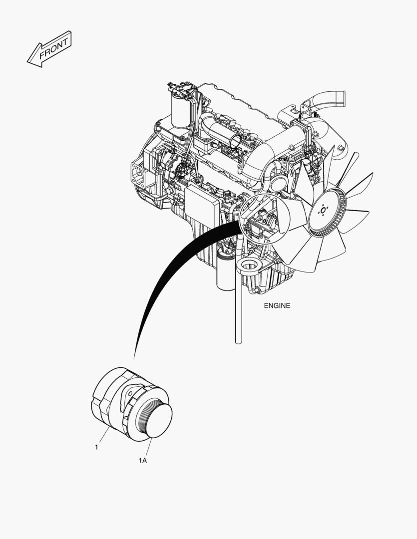 ГЕНЕРАТОР ПЕРЕМЕННОГО ТОКА - 80A