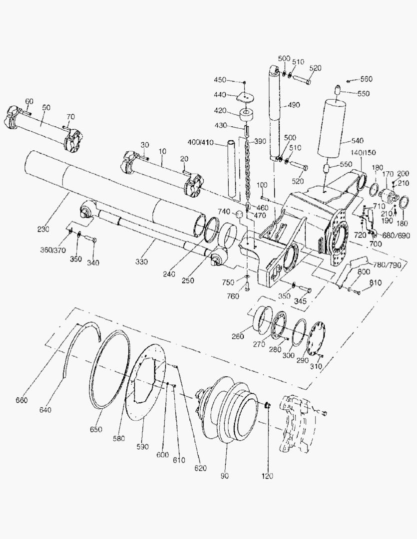 G250-6 FRONT AXLE SUSPENSION [810002~810052]