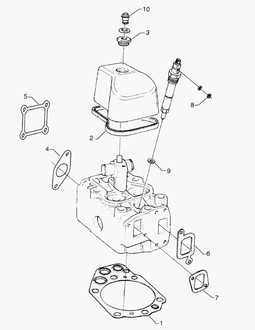 Спецтехника G010-5 GASKET KIT; CYLINDER HEAD