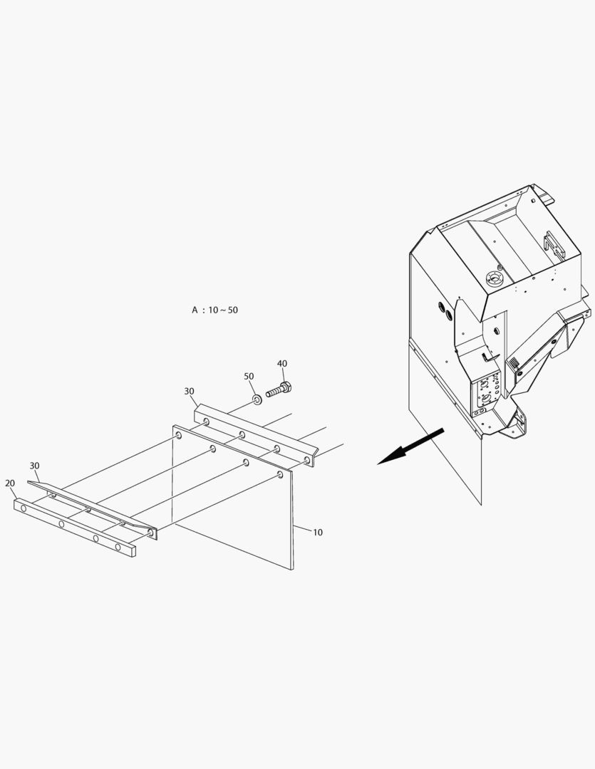 Спецтехника G200-6 MUD FLAPS EXTENSION SET - главное фото