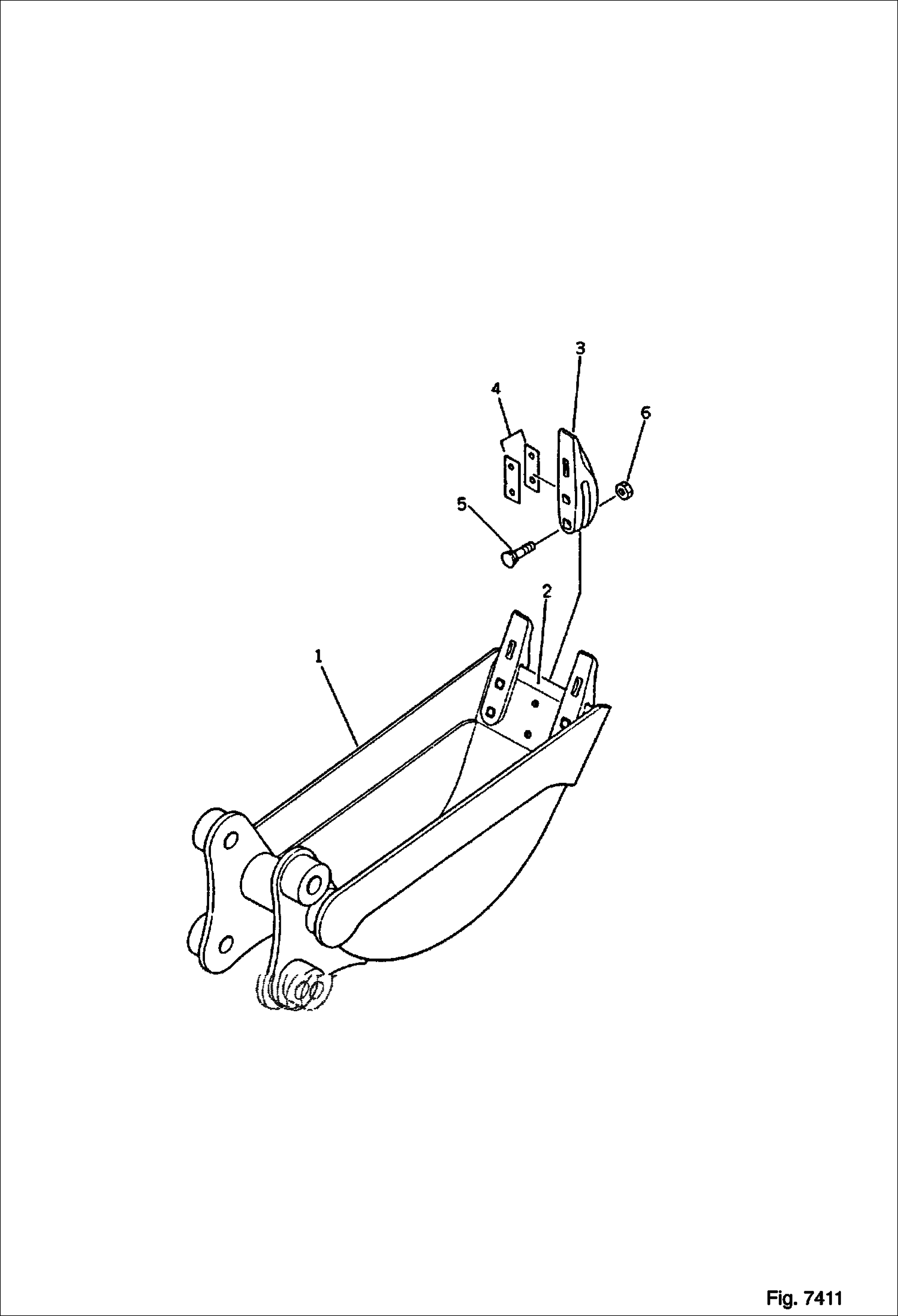 КОВШ (0.05 КУБИЧЕСКИХ МЕТРОВ, 0.08 КУБИЧЕСКИХ МЕТРОВ)(116) (300 ММ ШИРОКИЕ)