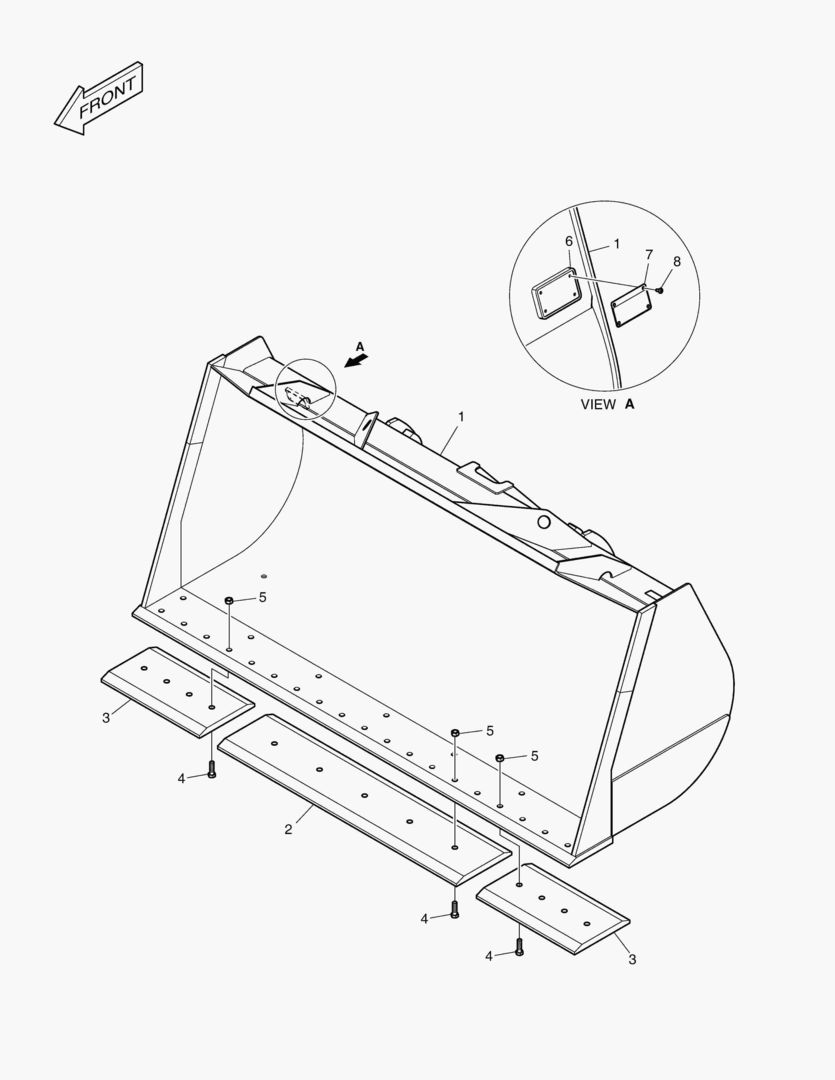 5230 BUCKET-2.9гЋҐ - CUTTING EDGE
