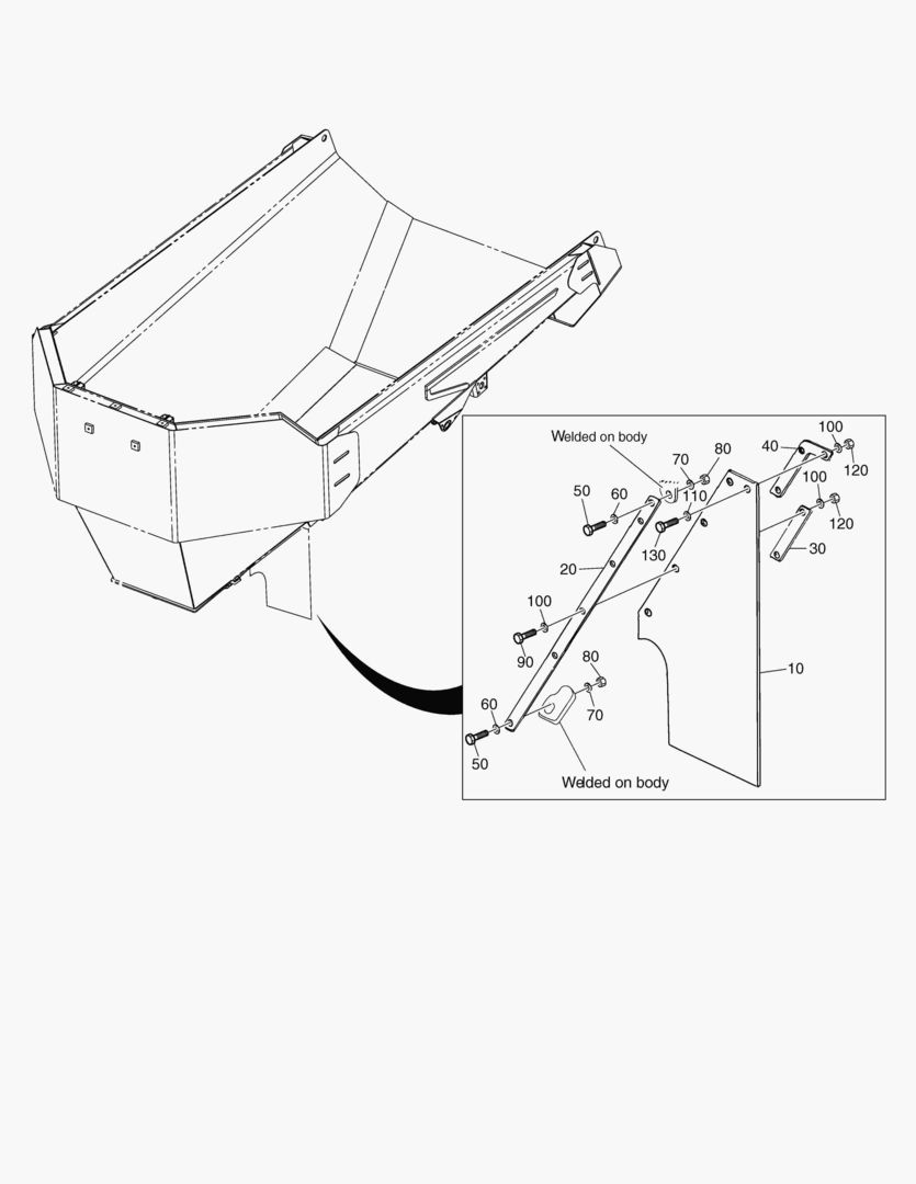 G420-20 BODY FLAP KIT [~ 7X1158]