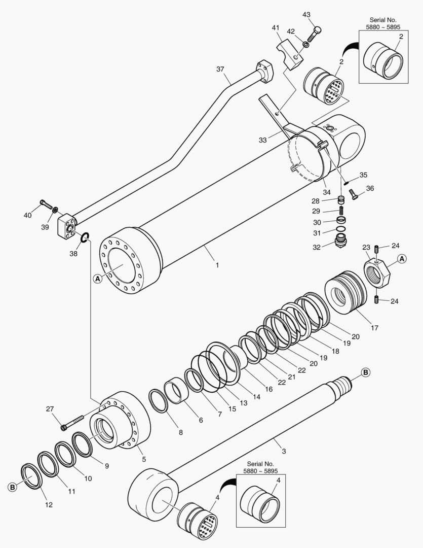 Спецтехника 4332 ARM CYLINDER [5880~] - главное фото