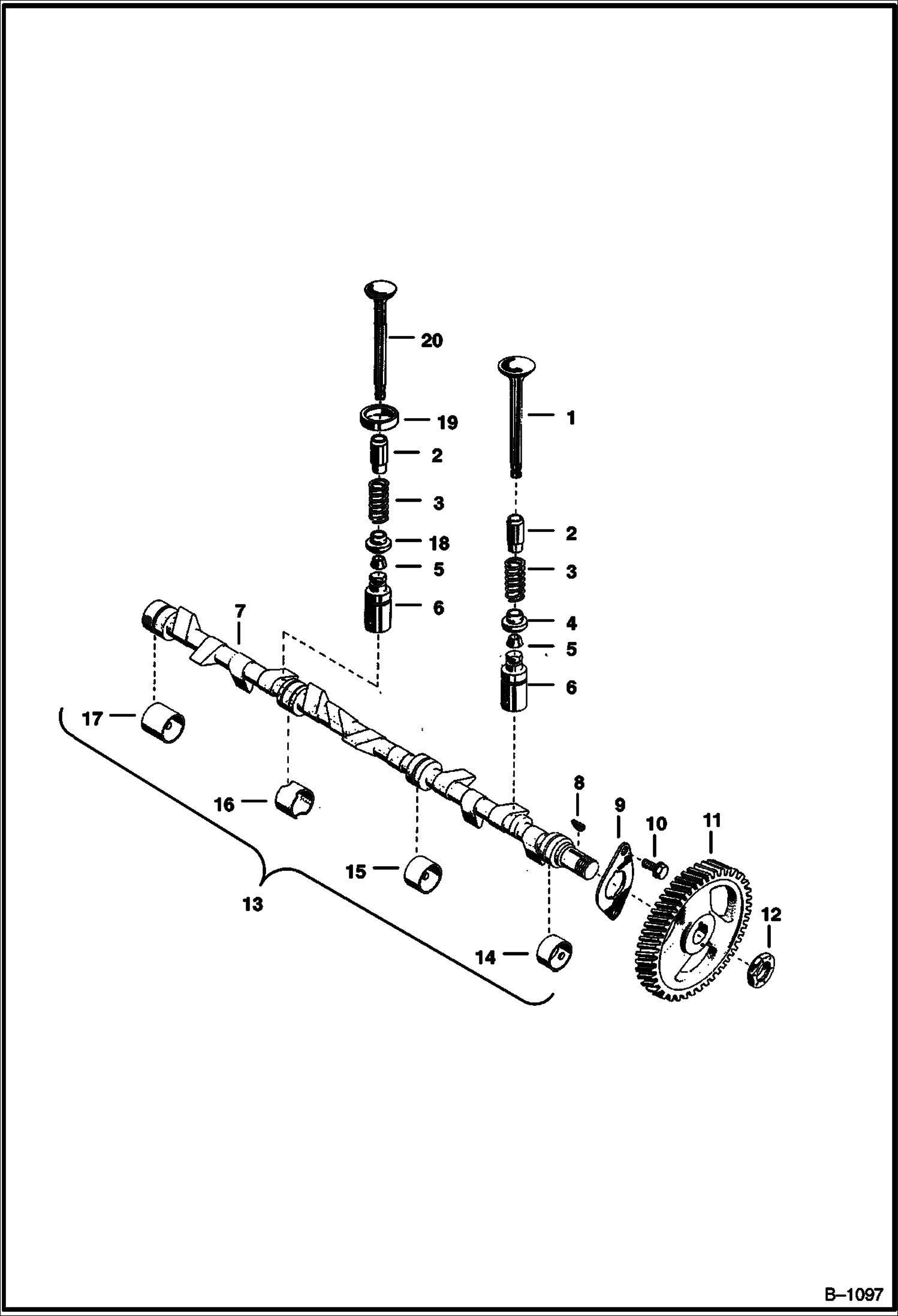 КЛАПАН И РАСПРЕДЕЛИТЕЛЬНЫЙ ВАЛ (CONTINENTAL)
