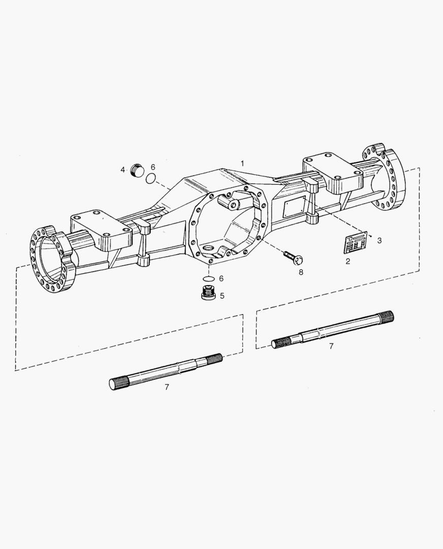 6680 BODY - RAER AXLE