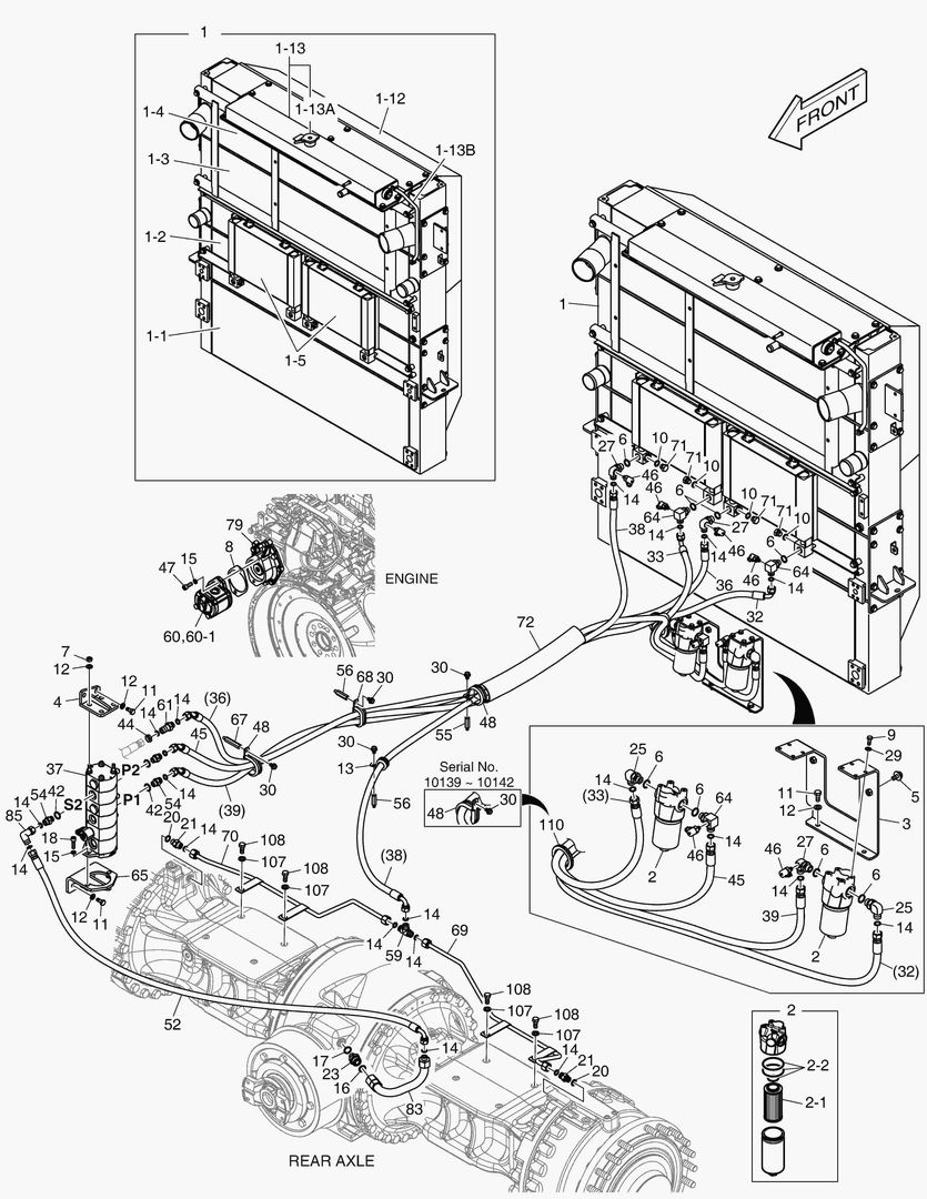 5640 OIL COOLER PIPING - AXLE(1)