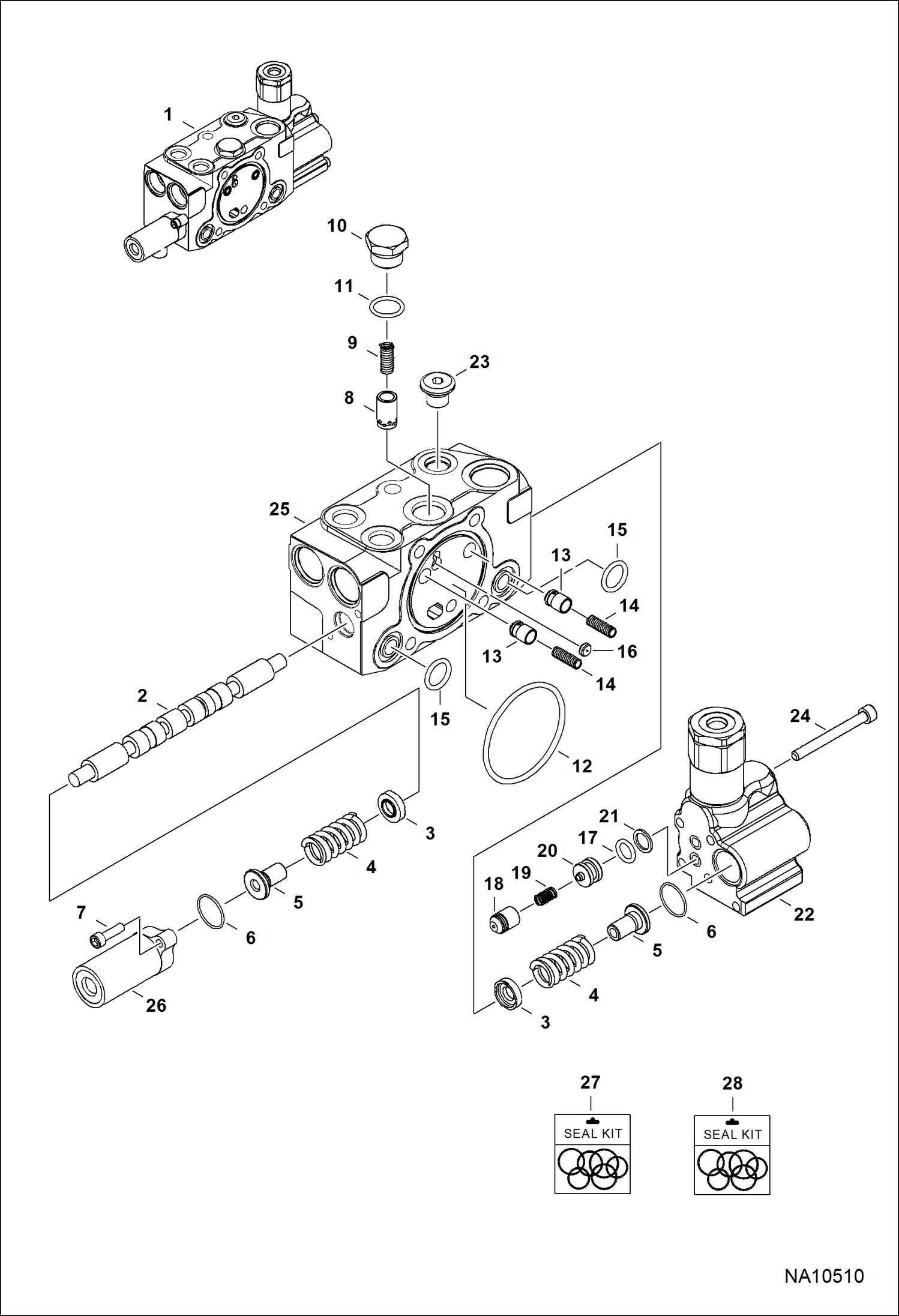 Спецтехника ГИДРАВЛИЧЕСКИЙ РЕГУЛИРУЮЩИЙ КЛАПАН (СЕКЦИЯ СТРЕЛЫ)