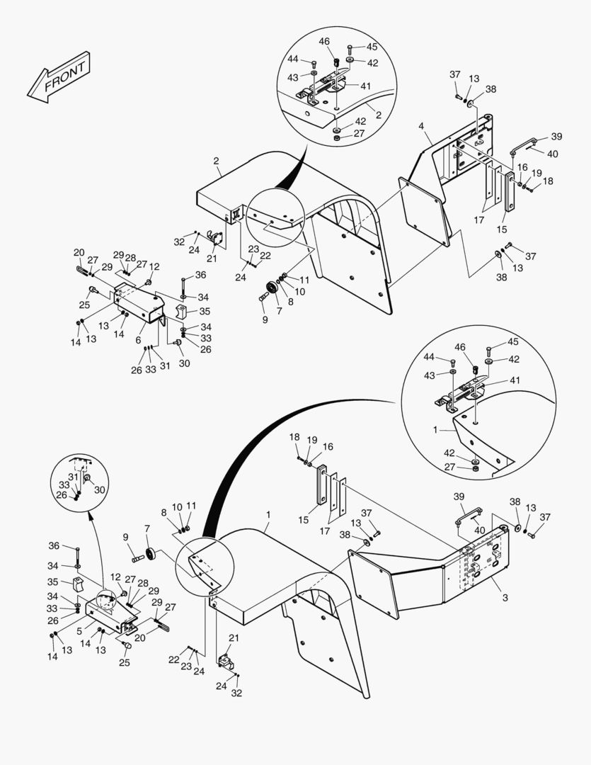ЗАДНЕЕ КРЫЛО - БЕЗ ПРЕДОХРАНИТЕЛЯ
