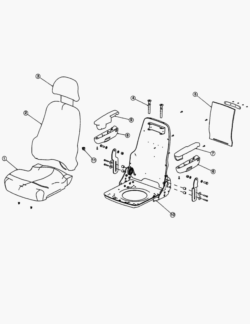 G075-41 DRIVER`S SEAT [410304~]