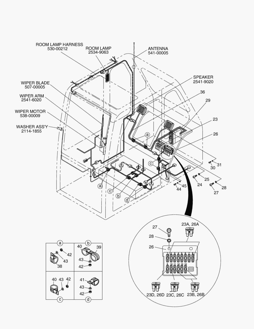 ЭЛЕКТРИЧЕСКИЕ ЗАПЧАСТИ(4)-КАБИНА