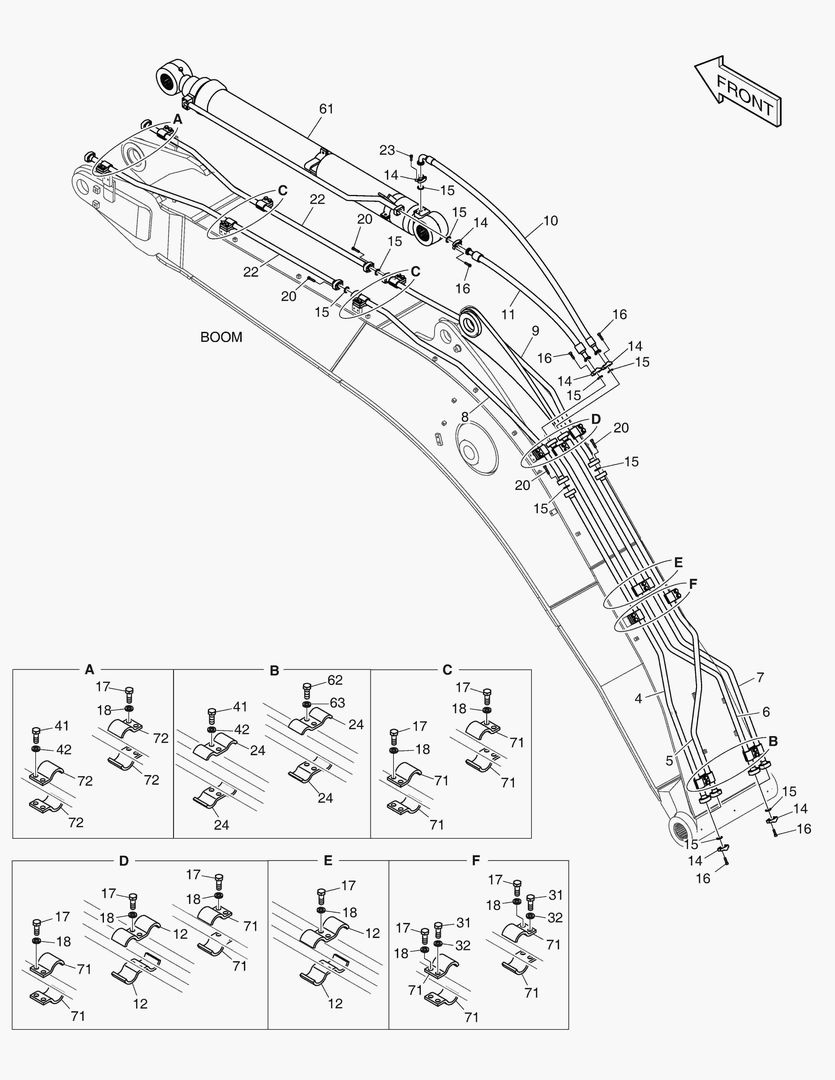 ГИДРОСИСТЕМА СТРЕЛЫ - 6.2 м