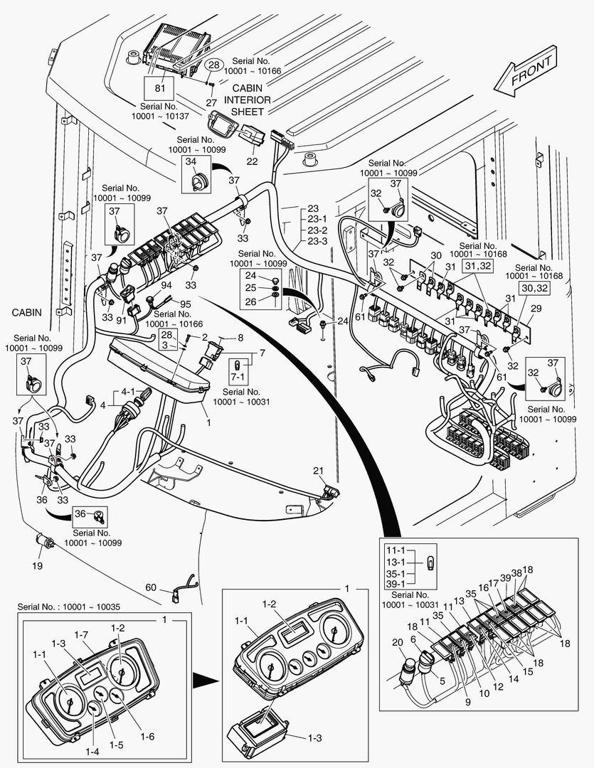 ЭЛЕКТРИЧЕСКИЕ ЗАПЧАСТИ - КАБИНА