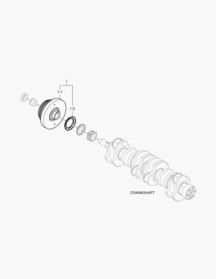 РОЛИК КОЛЕНЧАТОГО ВАЛА