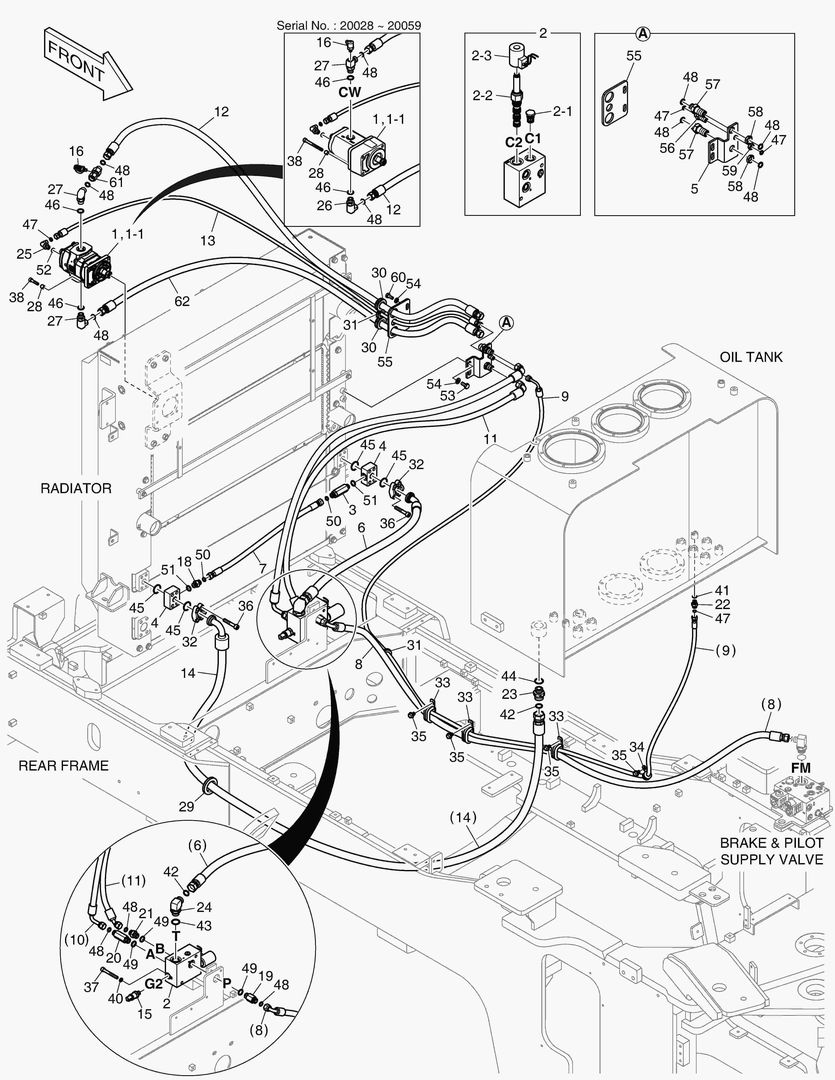 ТУБОПРОВОД МАСЛЯНОГО РАДИАТОРА (2)