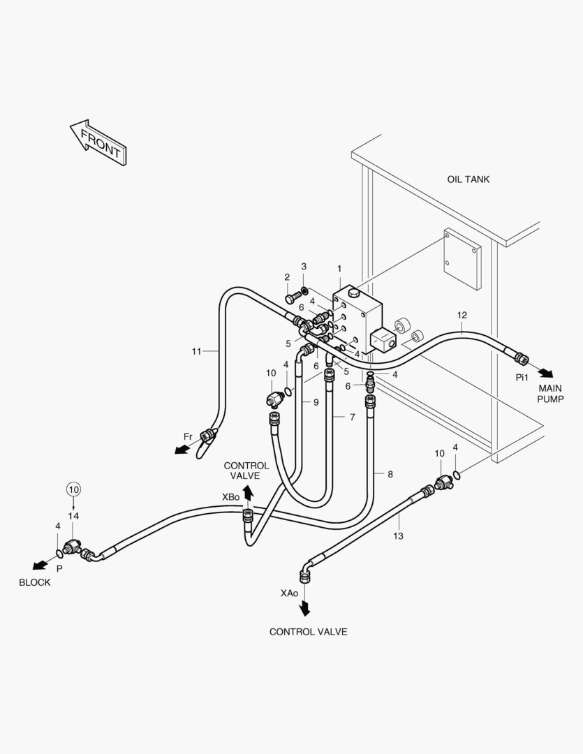 КРЕПЛЕНИЕ ТРУБОПРОВОДА-НАПРАВЛЯЮЩЕЕ УСТРОЙСТВО