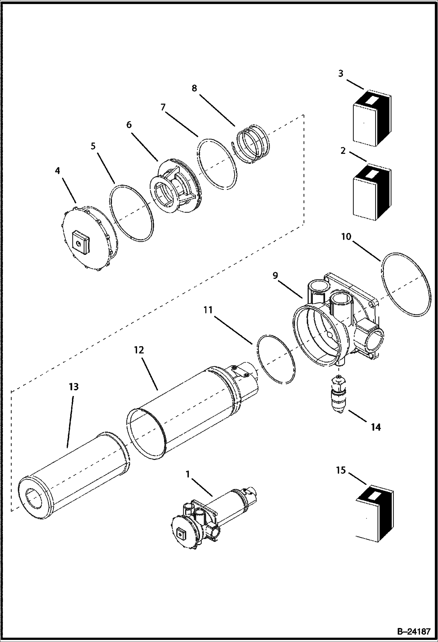 СХЕМА ГИДРАВЛИЧЕСКОЙ СИСТЕМЫ (ФИЛЬТР)