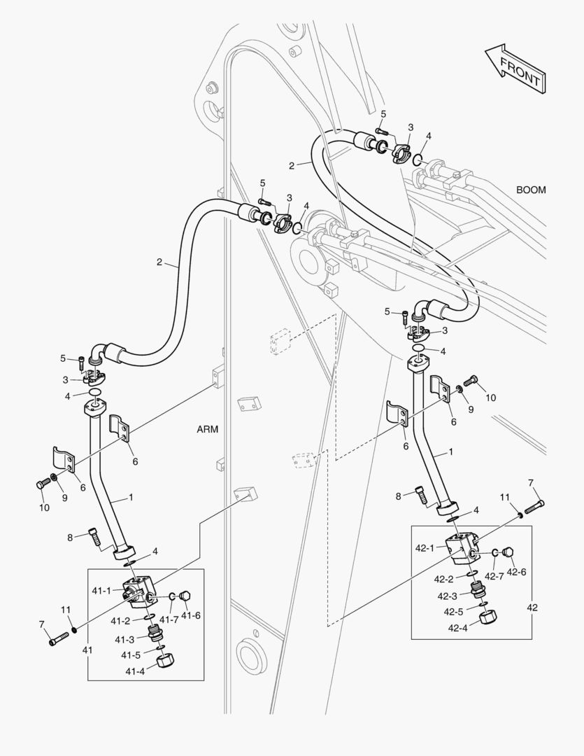 Спецтехника 6620 ARM PIPING - ARM 2.4m (ONE & TWO WAY) - главное фото