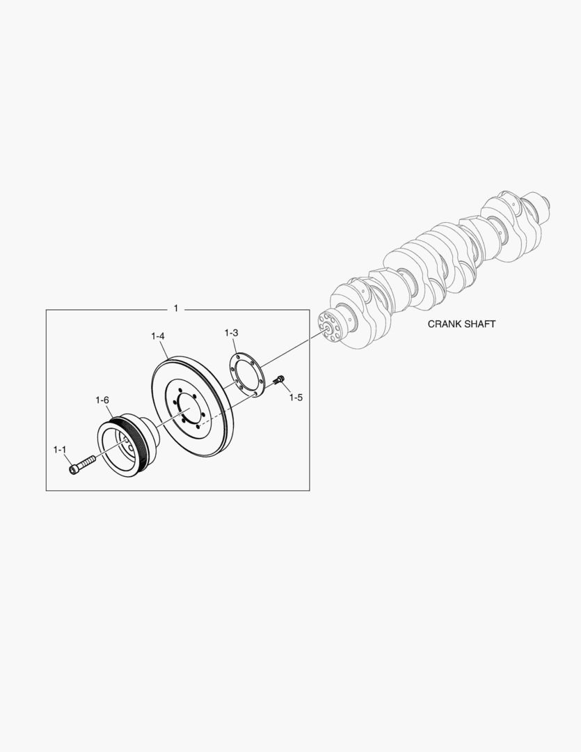 РОЛИК КОЛЕНЧАТОГО ВАЛА