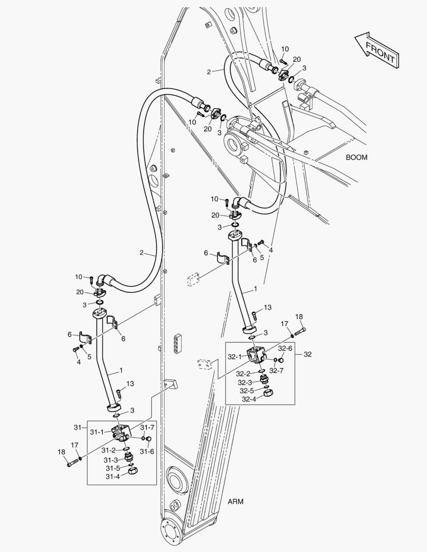 Спецтехника 6600 ARM PIPING - ONE & TWO WAY(ARM 3.95m) - главное фото