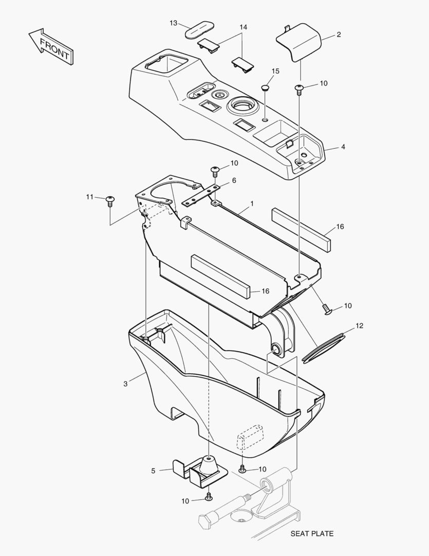 ПУЛЬТ УПРАВЛЕНИЯ - ПРАВОСТОРОННИЙ