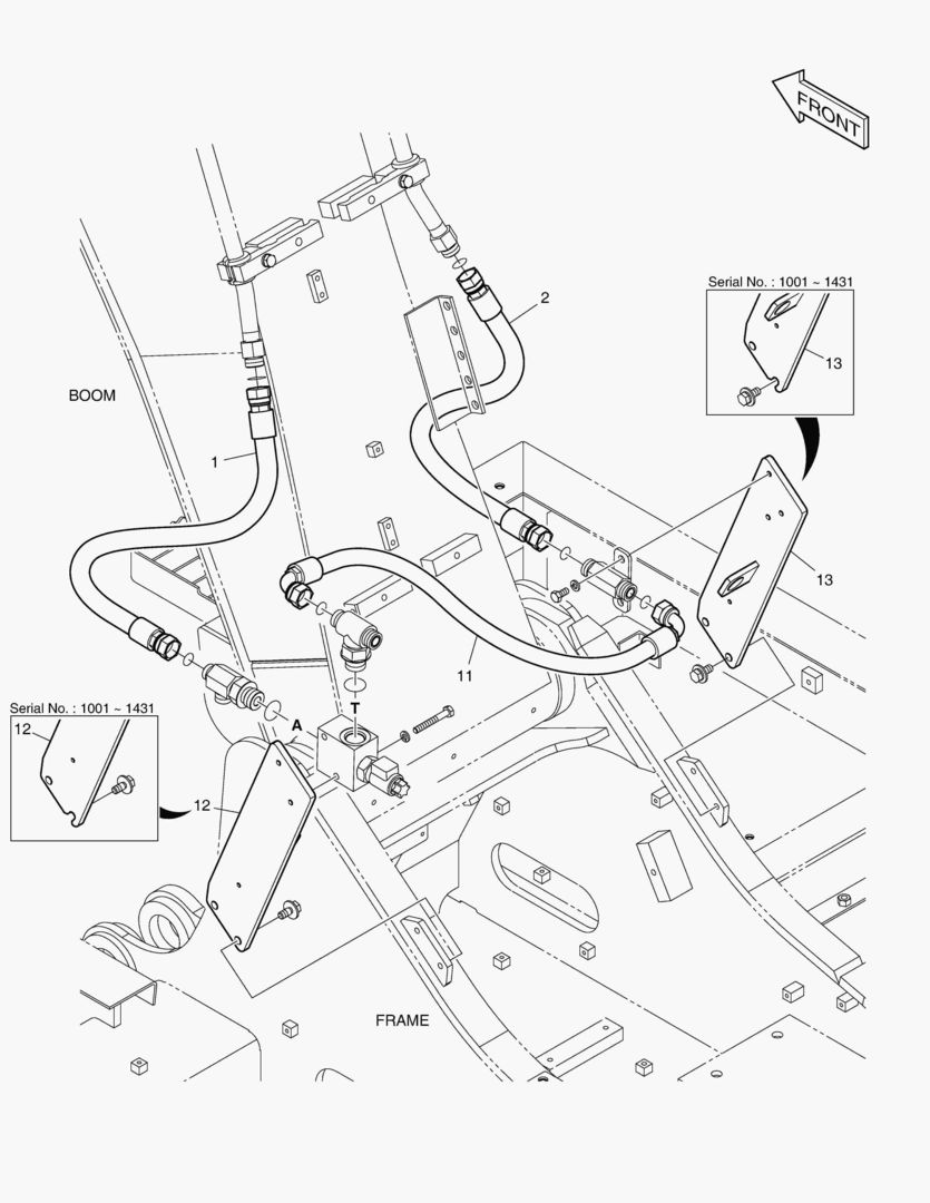 ТРУБОПРОВОД - СТРЕЛА С ИЗМЕНЯЕМОЙ ГЕОМЕТРИЕЙ