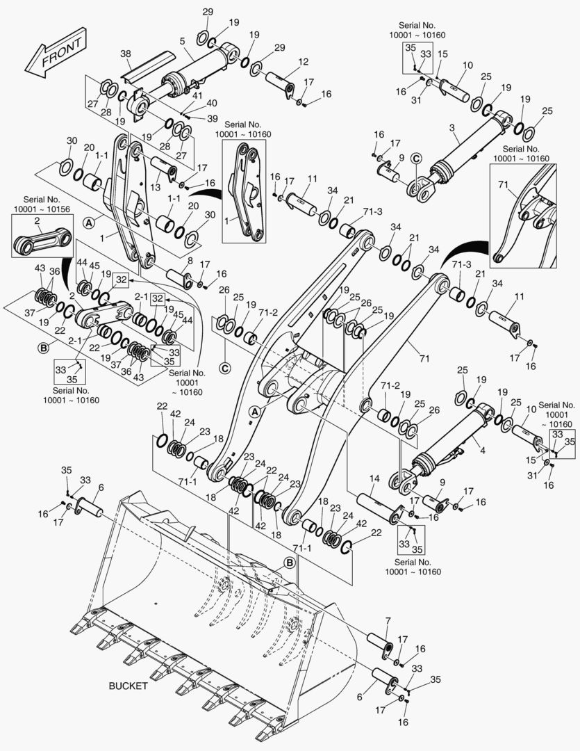 РУКОЯТЬ ПОГРУЗЧИКА В СБОРЕ