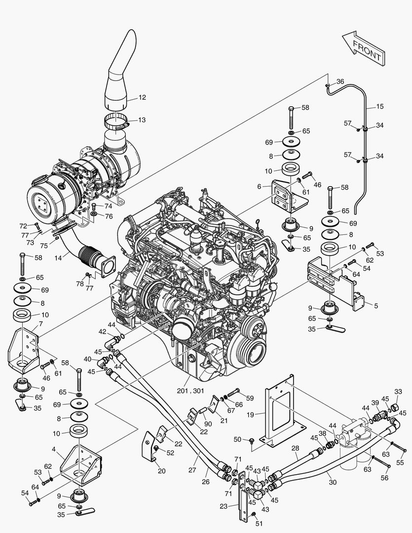 МОНТАЖ ДВИГАТЕЛЯ