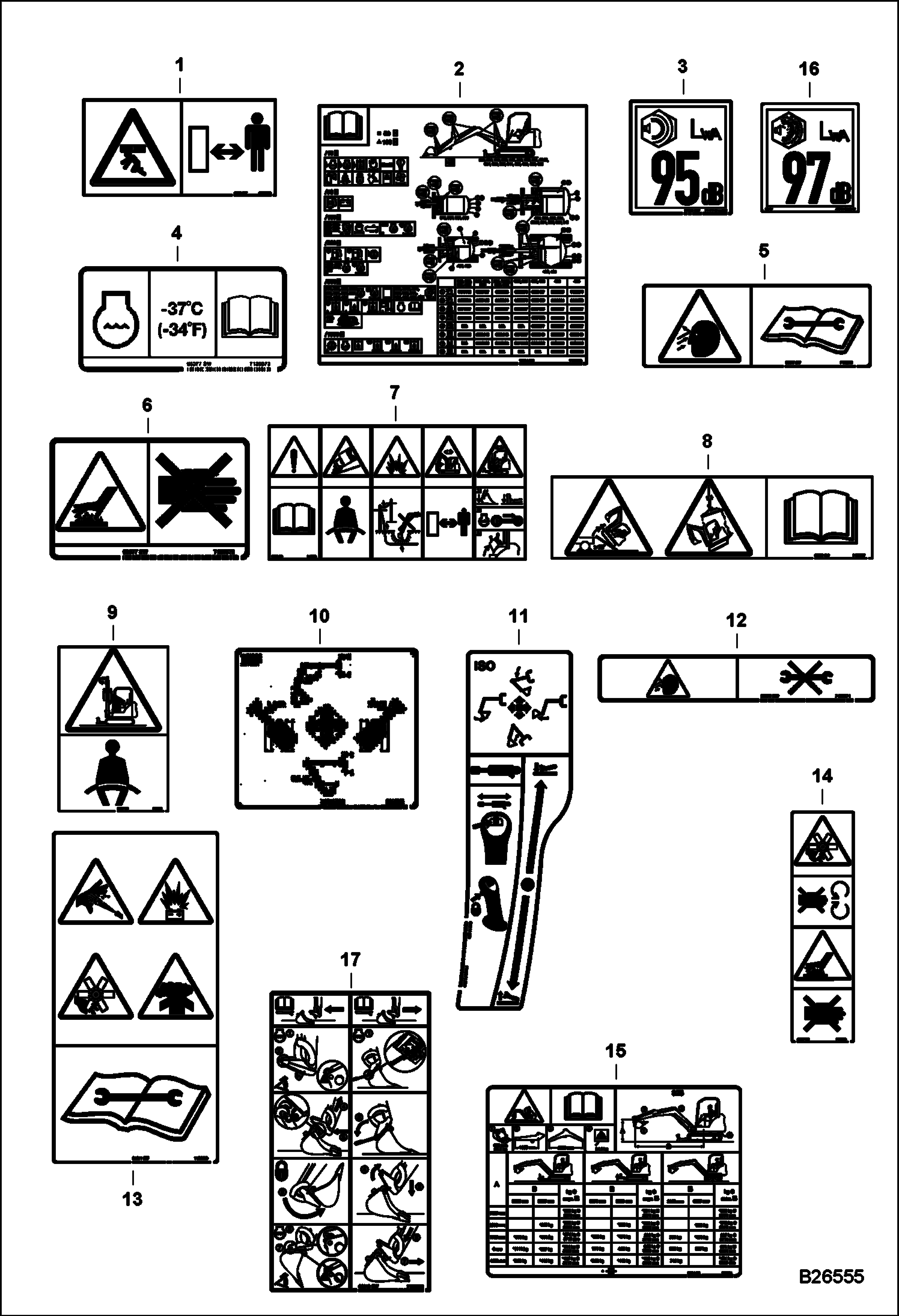 ПРЕДУПРЕЖДАЮЩИЕ ТАБЛИЧКИ (ESA БЕЗ ТЕКСТА)