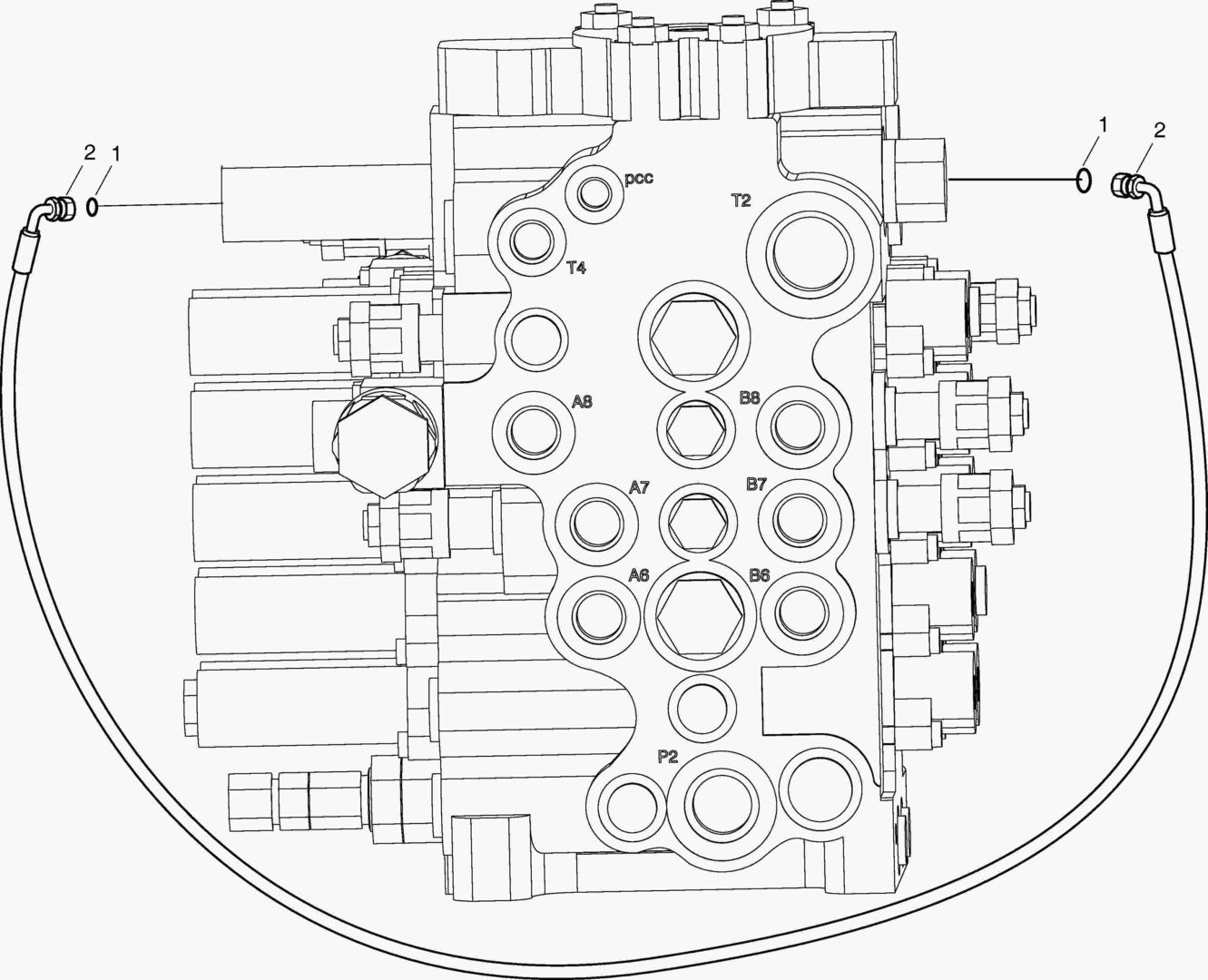 Спецтехника 1370 PILOT PIPING WITH DOZER;CONTROL VALVE SU - главное фото