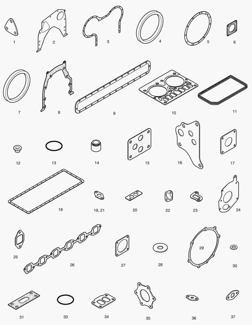 033 OVER HAUL GASKET KIT - ALL