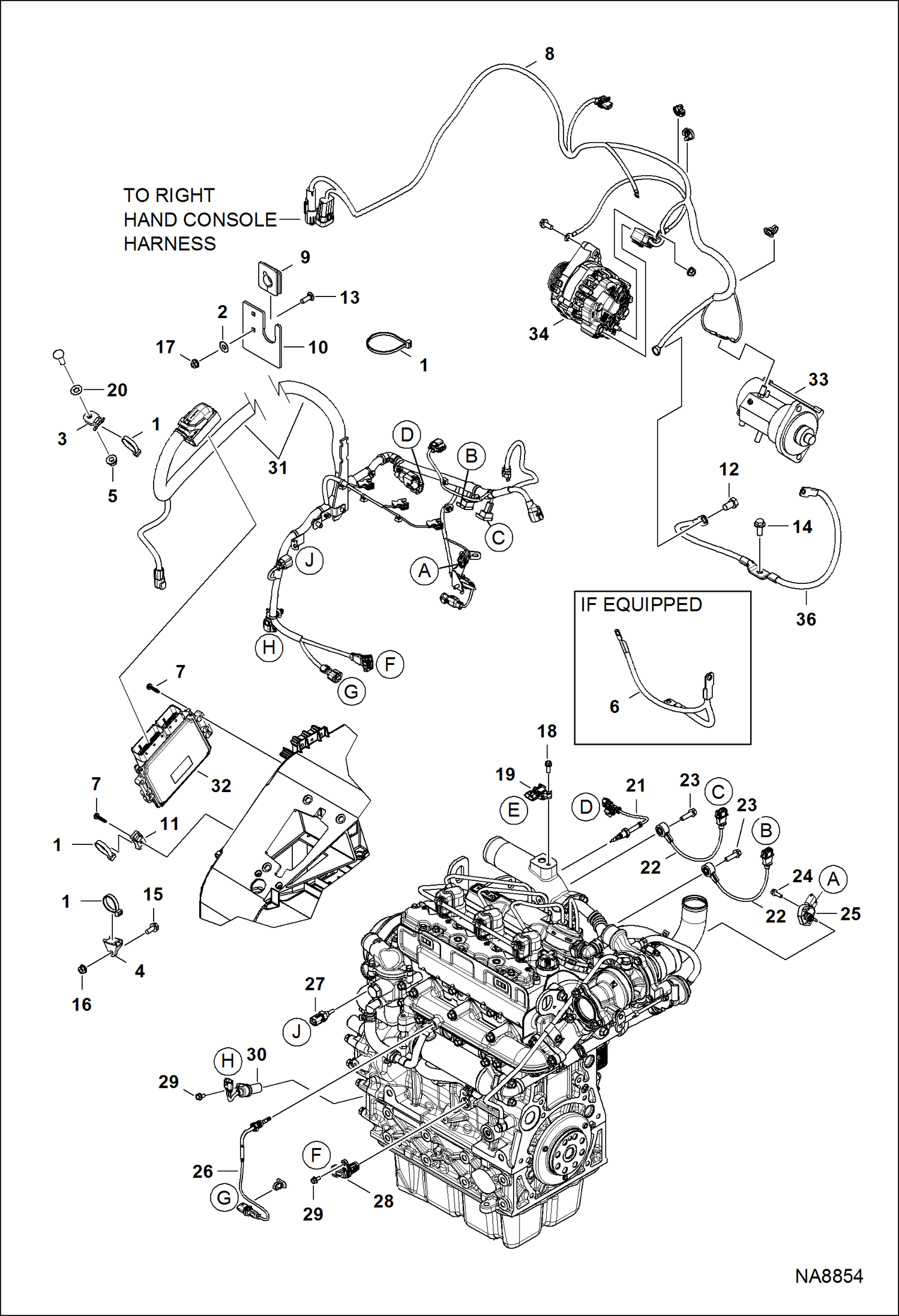 ЭЛЕКТРОСХЕМА ДВИГАТЕЛЯ (ДАТЧИКИ ДВИГАТЕЛЯ, ИЗМЕНЕНИЕ И СТАРТЕР)