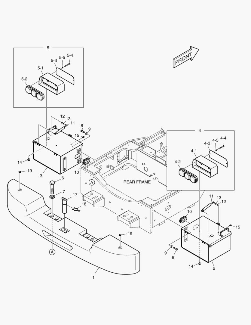 Спецтехника 1380 COUNTER WEIGHT & BATTERY BOX