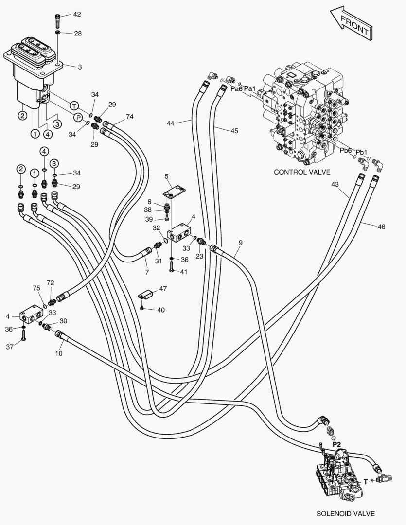 ТРУБОПРОВОД СЕРВОУПРАВЛЕНИЯ(8)