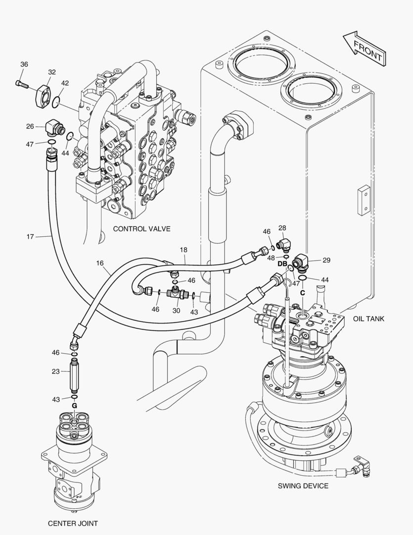 ТУБОПРОВОД МАСЛЯНОГО РАДИАТОРА(3)