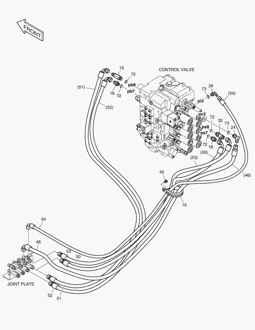 ТРУБОПРОВОД СЕРВОУПРАВЛЕНИЯ(4)