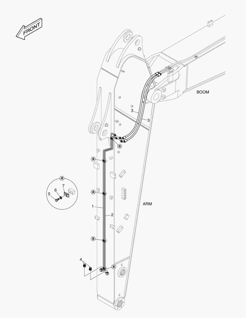 ГИДРОСИСТЕМА РУКОЯТИ - РУКОЯТЬ 2.9 м(БЫСТРОУСТАНАВЛИВАЕМЫЙ ФИКСАТОР)