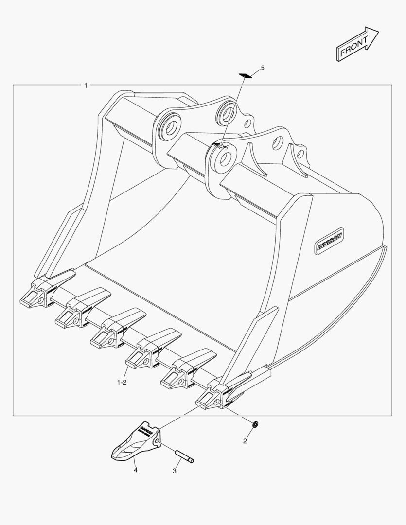 7230 BUCKET ASSВґY - 2.22mВі - S CLASS