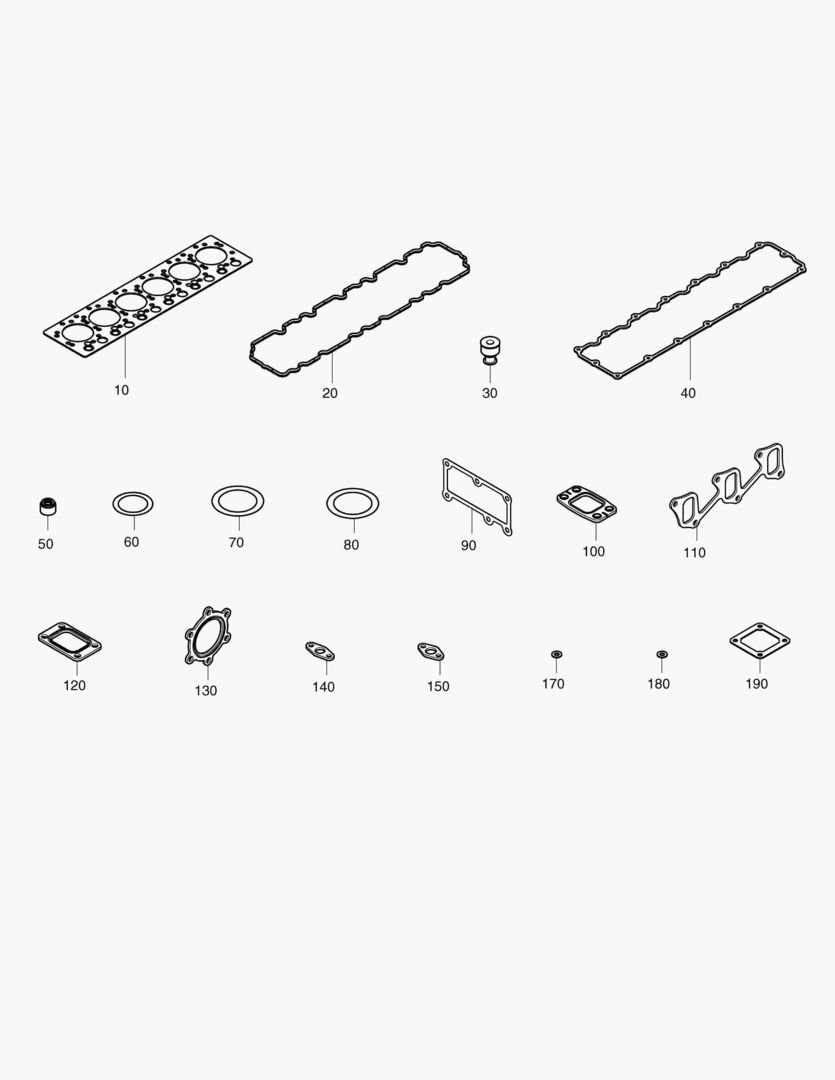 036 OVER HAUL GASKET KIT - TOP