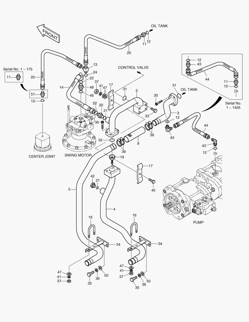 ТУБОПРОВОД МАСЛЯНОГО РАДИАТОРА(2)