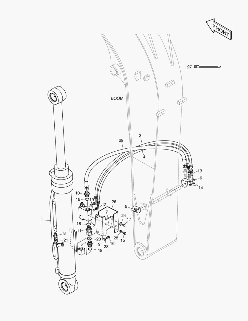 Спецтехника 6251 BOOM PIPING - LOCK VALVE [1813~] - главное фото