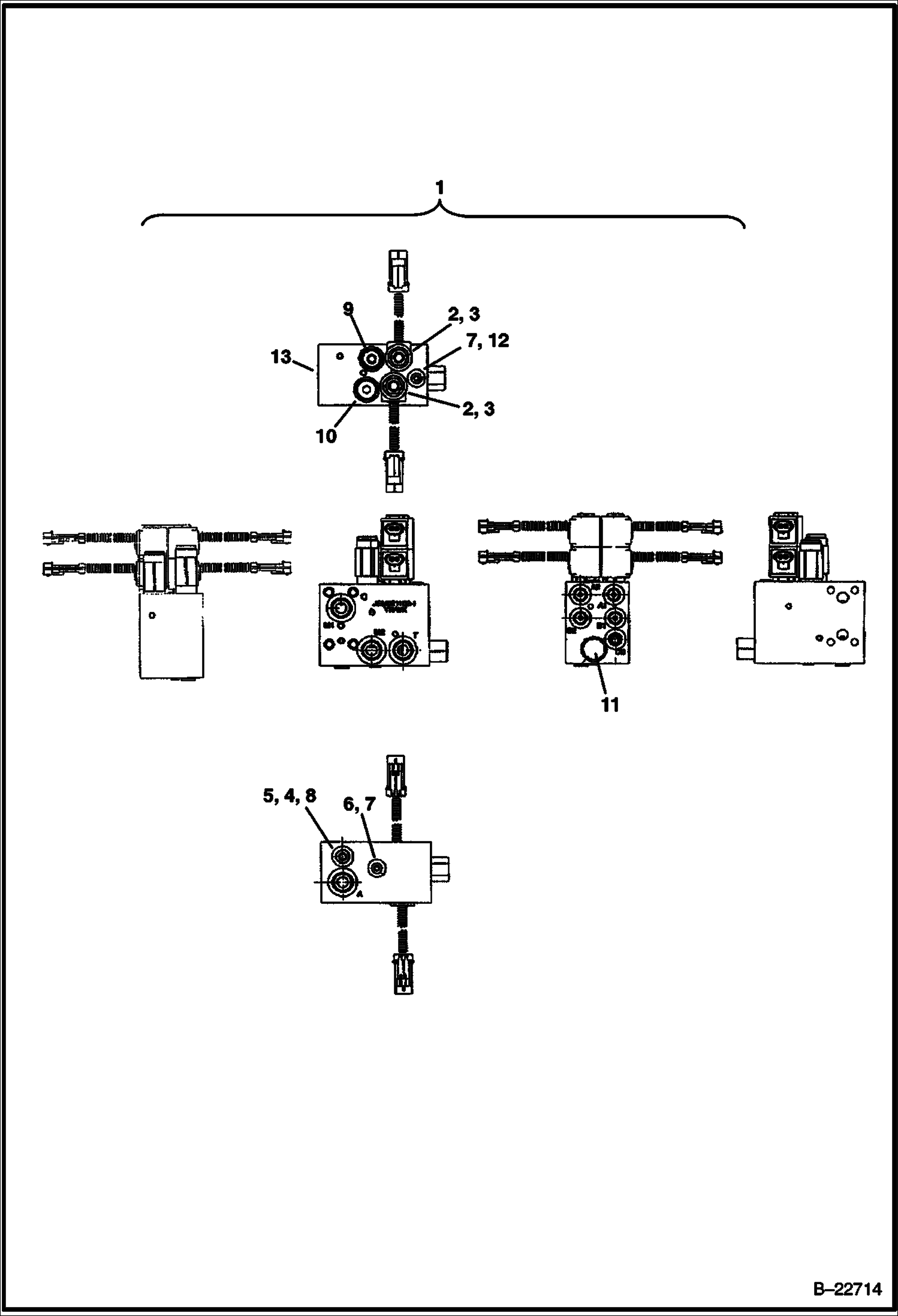 SB150 РОТОРНЫЙ СНЕГООЧИСТИТЕЛЬ (РЕГУЛИРУЮЩИЙ КЛАПАН) (36-- 7134) (48-- 7133)