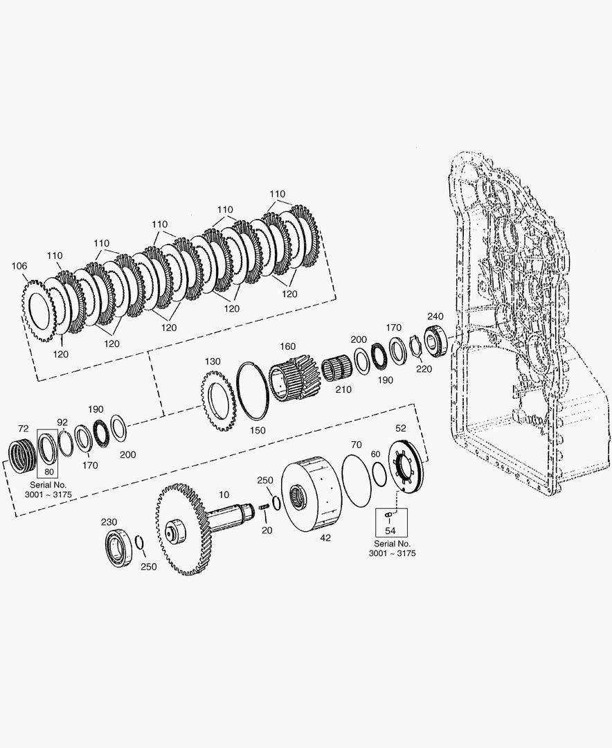Схема СЦЕПЛЕНИЕ - K1 - ТРАНСМИССИЯ
