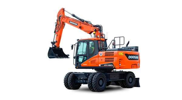 Колесный экскаватор Develon DX160W
