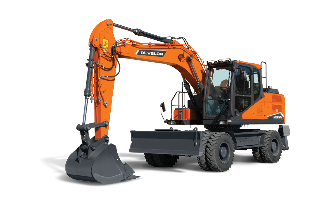 Колесный экскаватор Develon DX140W