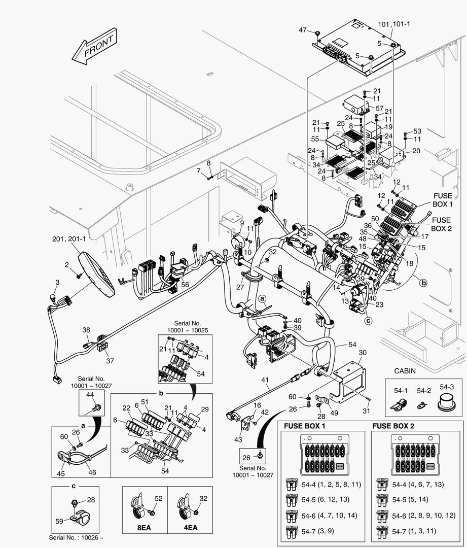 ЭЛЕКТРИЧЕСКИЕ ЗАПЧАСТИ - КАБИНА
