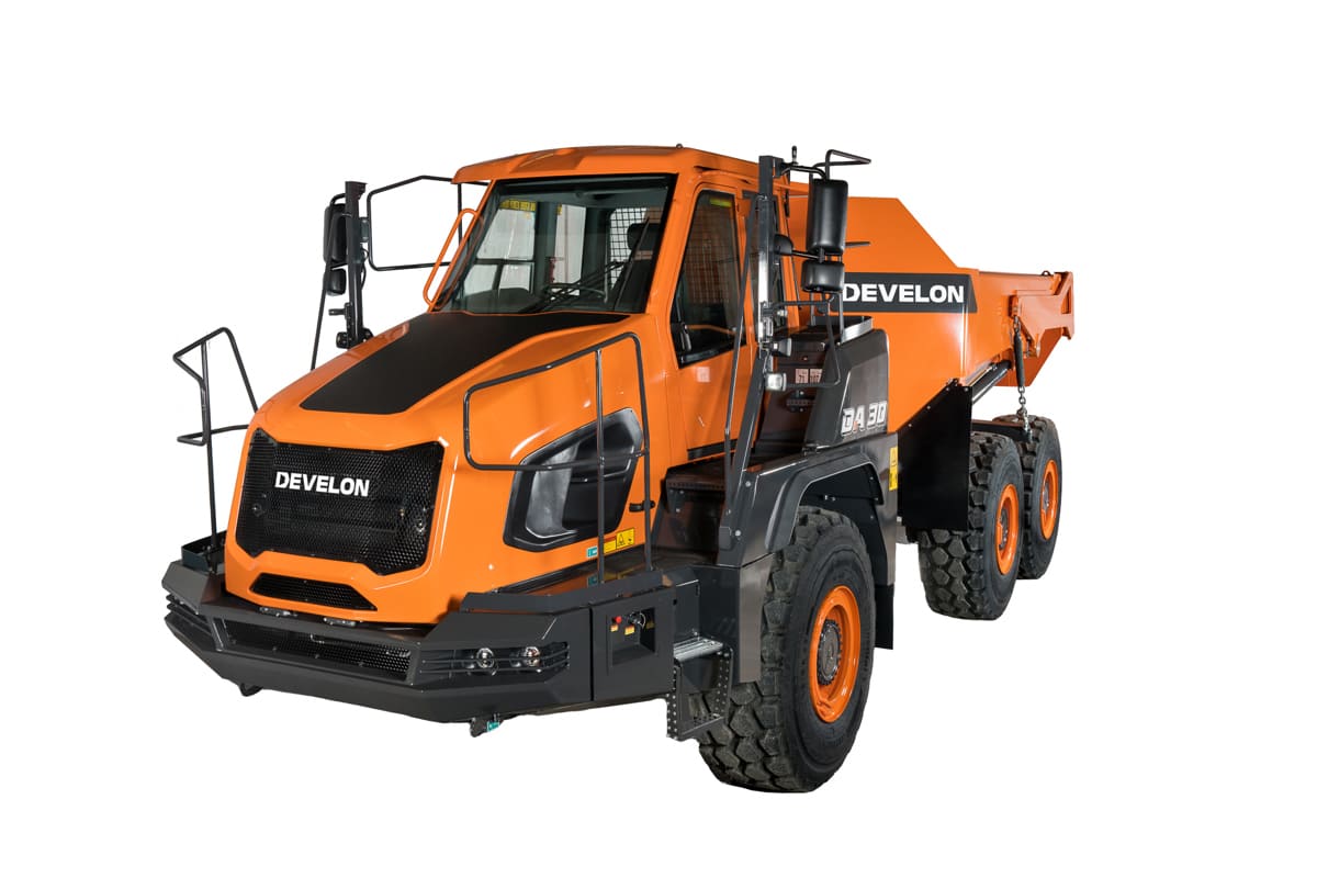 Шарнирно-сочлененный самосвал Develon DA30